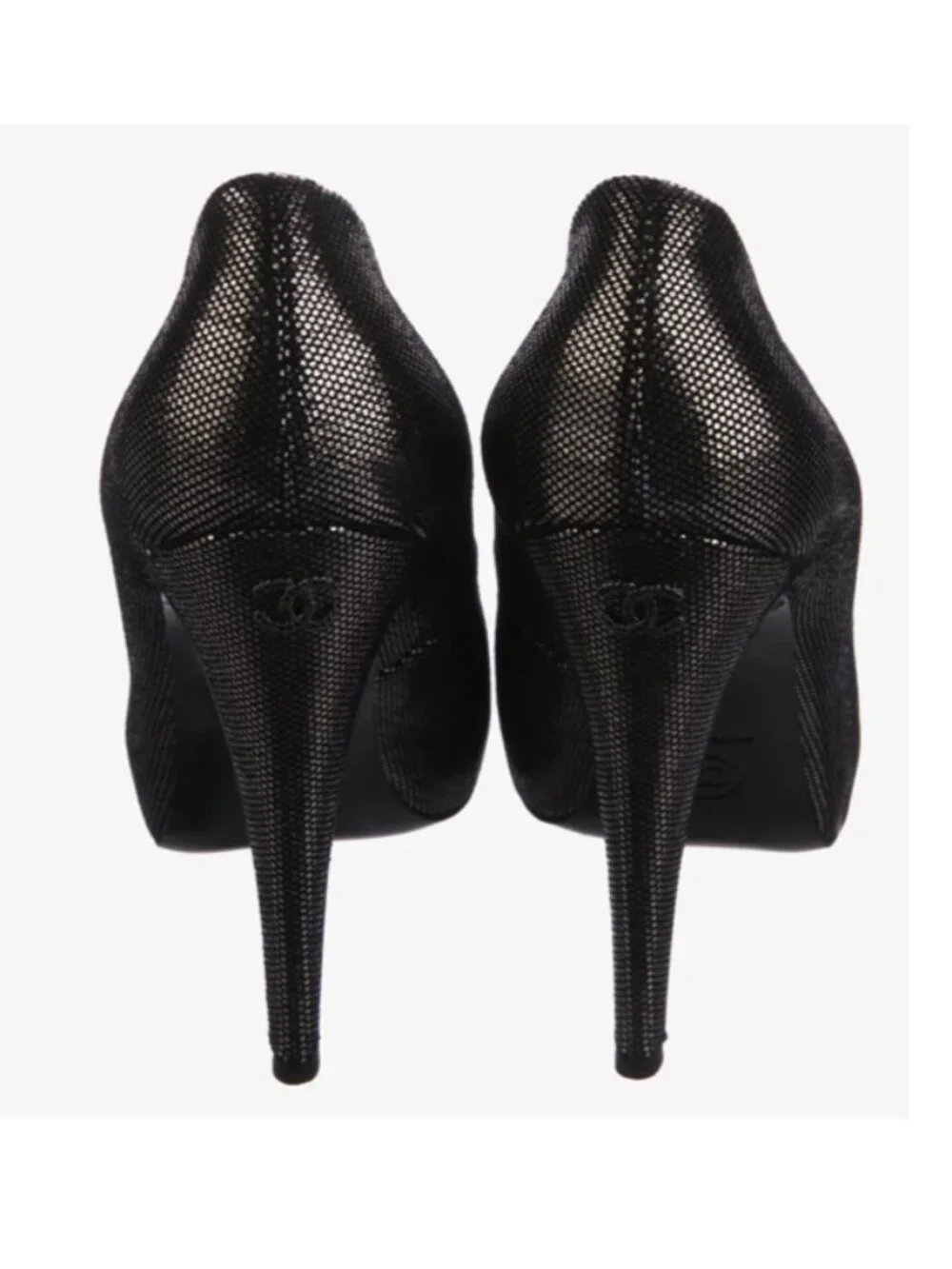 Chanel Interlocking CC Logo Pumps - Size 8